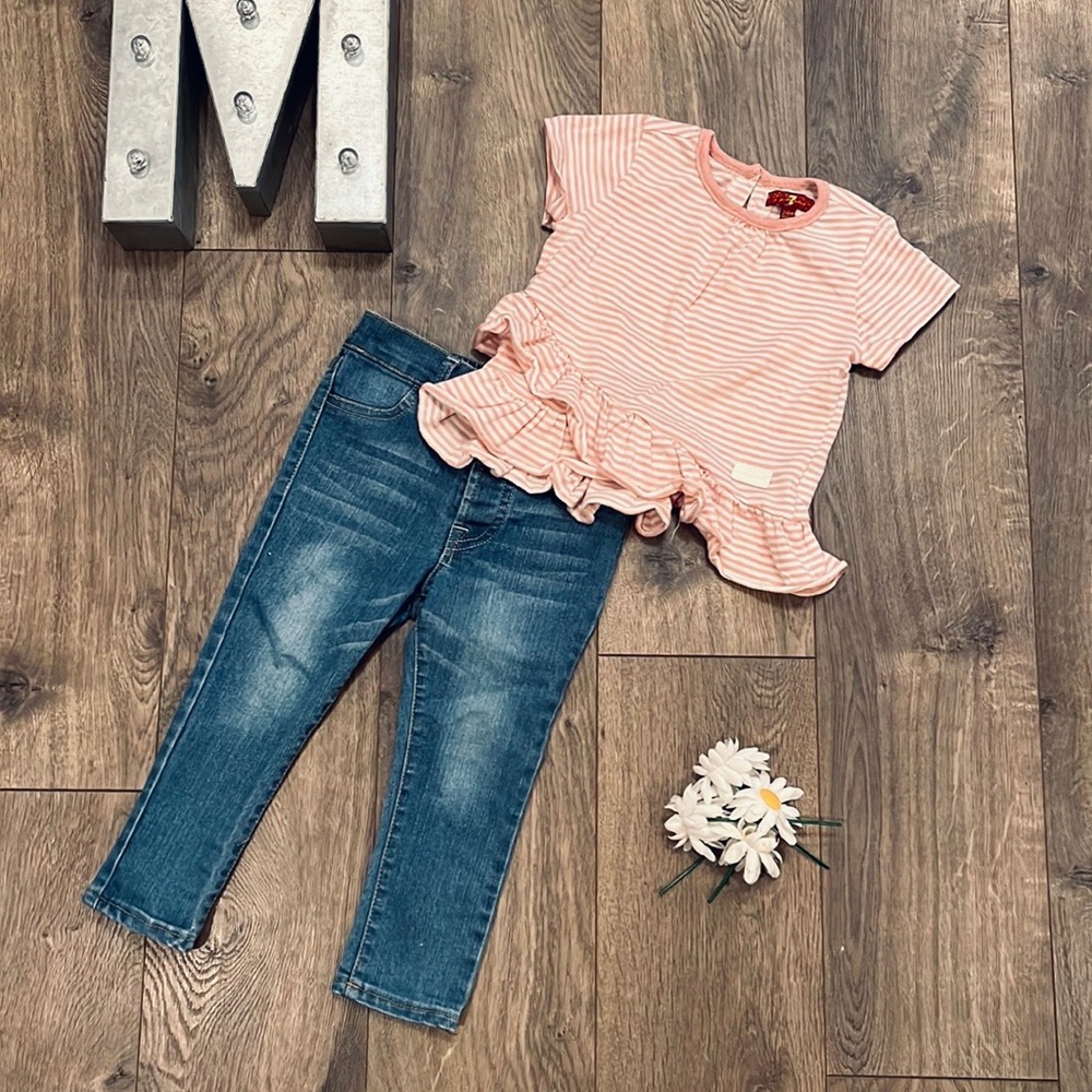 7 For All Mankind Striped Set